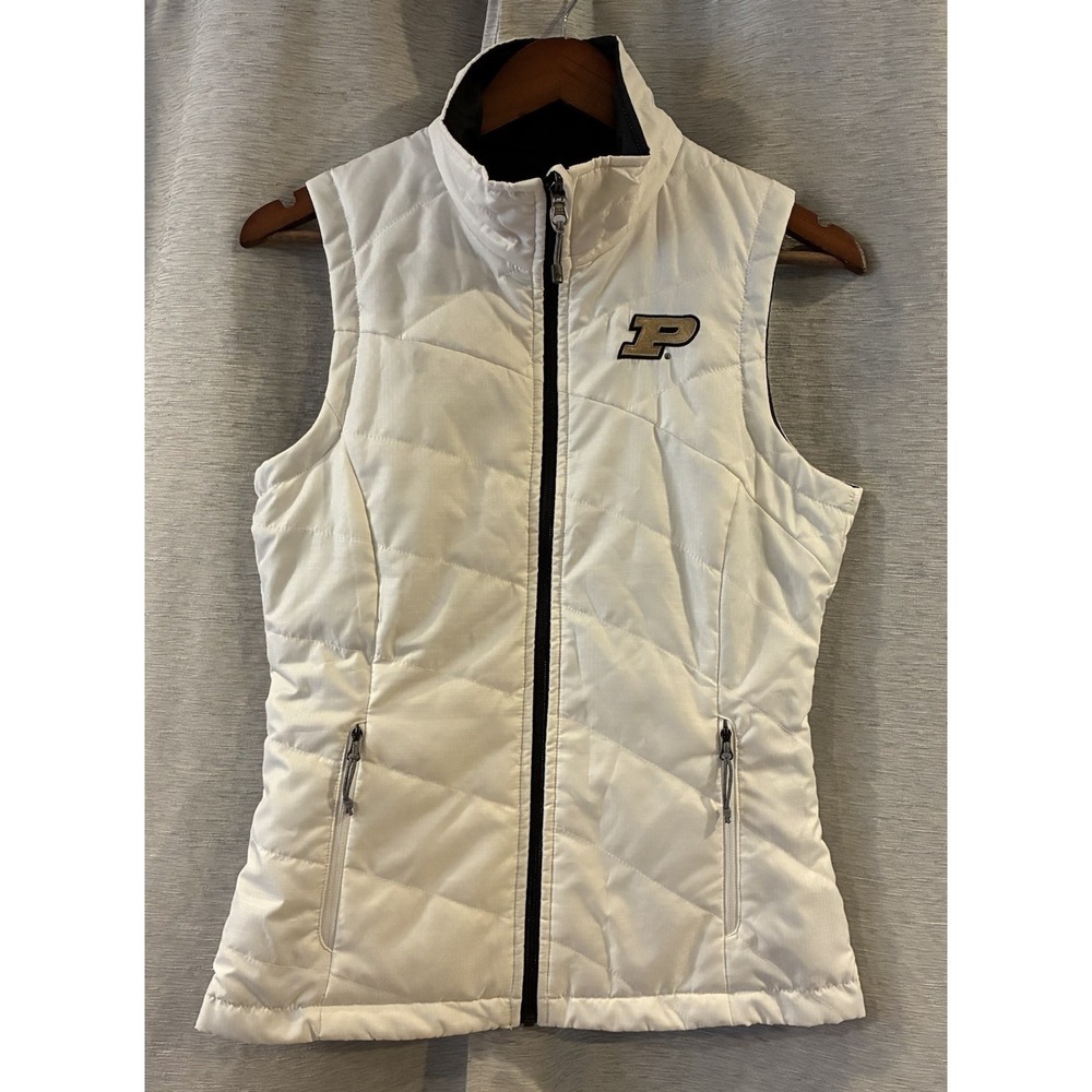 Columbia Purdue Boilermakers Reversible Puffer Vest Women's Size XS‎